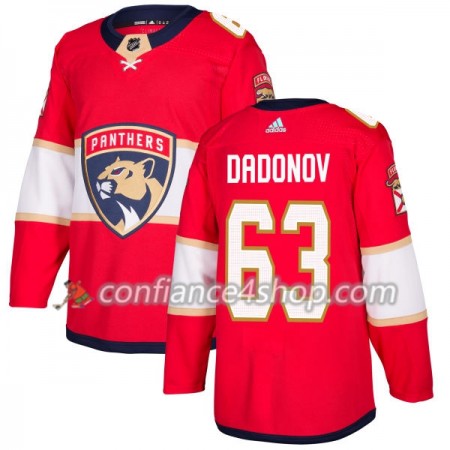 Adidas Maillot de Hockey Florida Panthers Evgenii Dadonov 63 2017-2018 Rouge Authentic - Homme Adidas Maillot de Hockey Florida Panthers Evgenii Dadonov 63 2017-2018 Rouge Authentic - Homme